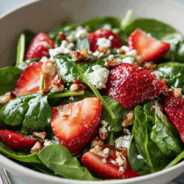 Strawberry Spinach Salad