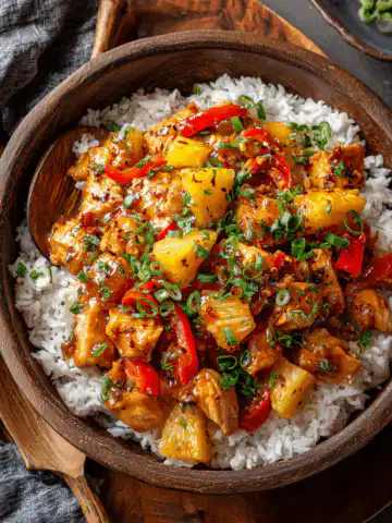 Sweet and Savory Pineapple Chicken and Rice Recipe