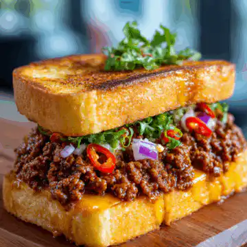 Texas Toast Sloppy Joes