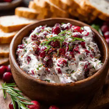 Warm CranberryWhite Cheddar Dip