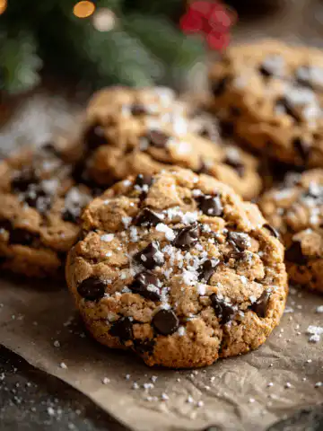 Winter Wonderland Chocolate Chip Christmas Cookies