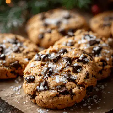 Winter Wonderland Chocolate Chip Christmas Cookies