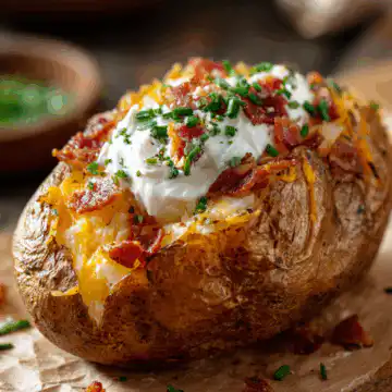 air fryer baked potato