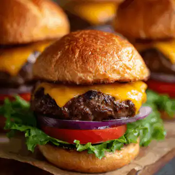 air fryer hamburgers