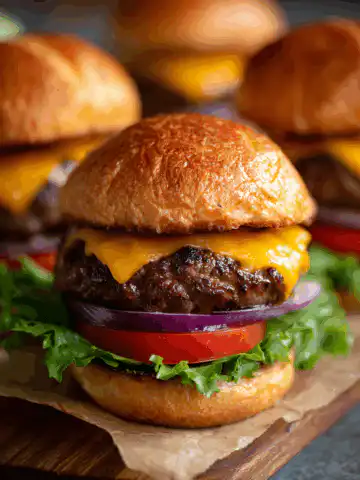 air fryer hamburgers
