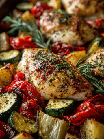 chicken sheet pan dinner