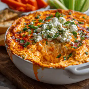 cottage cheese buffalo chicken dip