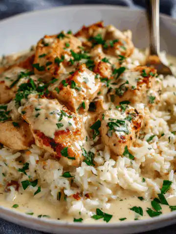 creamy chicken and rice