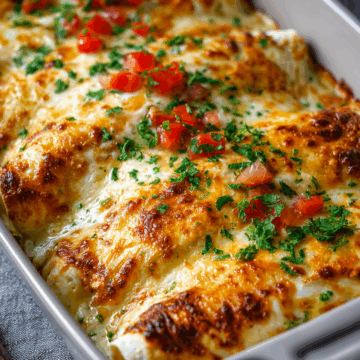 creamy chicken enchiladas