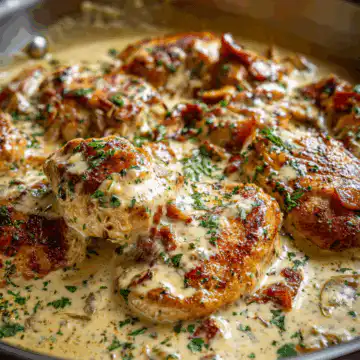 creamy garlic chicken