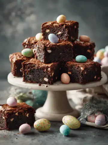 easter brownies