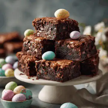 easter brownies
