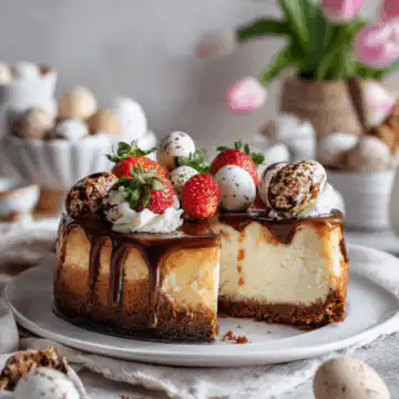 easter cheesecake