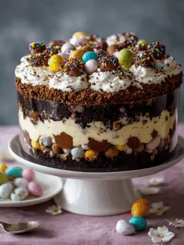 easter dirt cake