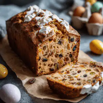 easter loaf cake