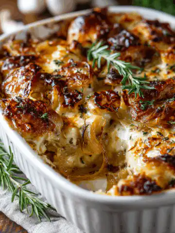french onion chicken bake