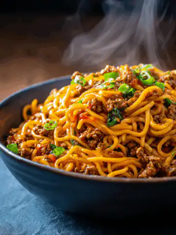 ground beef and noodles