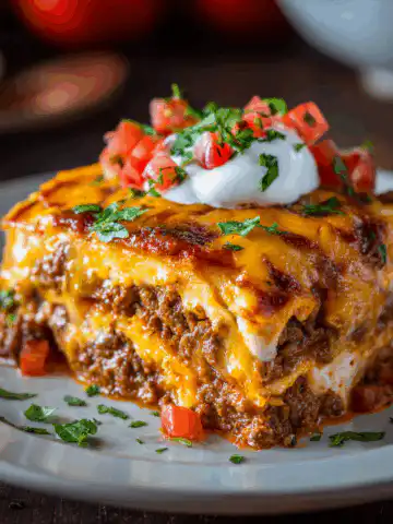ground beef enchilada casserole