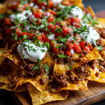 ground beef nachos