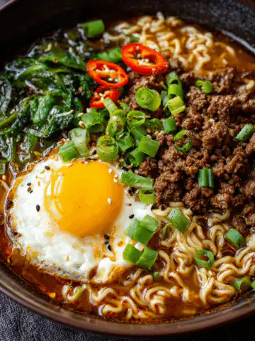 ground beef ramen
