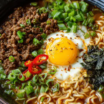 ground beef ramen