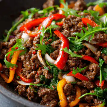 ground beef stir fry