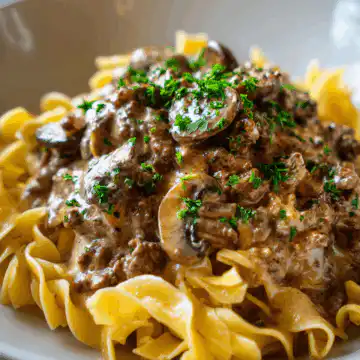 ground beef stroganoff