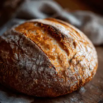 no knead sourdough bread
