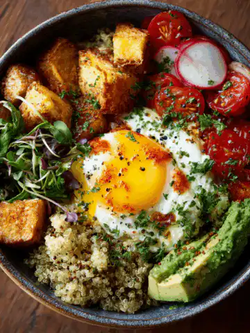 quinoa breakfast bowl
