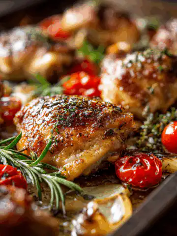 sheet pan chicken thighs