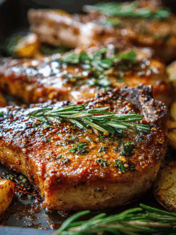 sheet pan pork chops