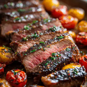 sheet pan steak