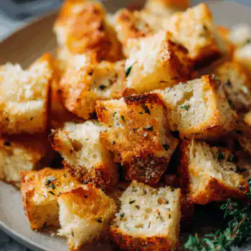 sourdough croutons