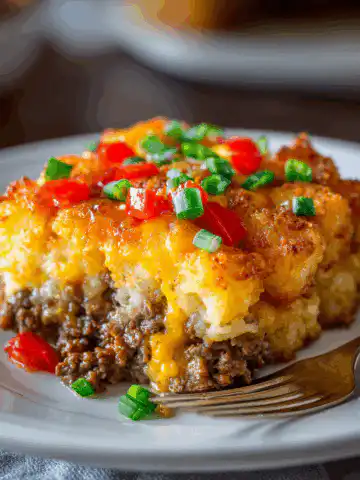 tater tot casserole with ground beef