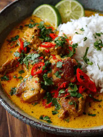 thai coconut curry chicken