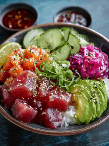 tuna poke bowl