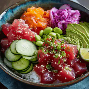 tuna poke bowl