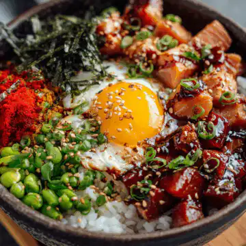 tuna rice bowl