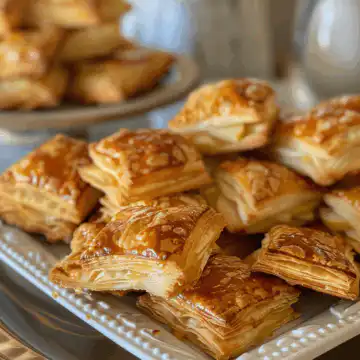 Apple and Brie Puff Pastry Bites taken with iphone 15 pro max --iw 2 --ar 4:5 --v 6.0 --raw