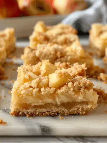 Apple Shortbread Bars are a crowd-pleaser taken with iphone 15 pro max --iw 2 --ar 4:5 --v 6.0 --raw