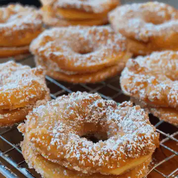 Baked Apple Fritters taken with iphone 15 pro max --iw 2 --ar 4:5 --v 6.0 --raw