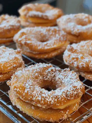 Baked Apple Fritters taken with iphone 15 pro max --iw 2 --ar 4:5 --v 6.0 --raw