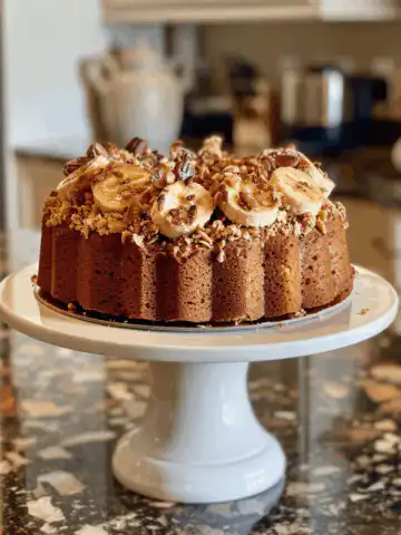 Banana Bread Coffee Cake taken with iphone 15 pro max --iw 2 --ar 4:5 --v 6.0 --raw