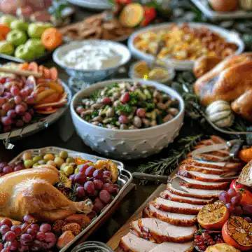Best Thanksgiving Appetizer Ideas for a Crowd taken with iphone 15 pro max --iw 2 --ar 4:5 --v 6.0 --raw