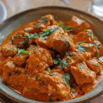 Butter Chicken taken with iphone 15 pro max --iw 2 --ar 4:5 --v 6.0 --raw