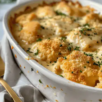 Cheddar Bay Chicken Cobbler Recipe for Family Dinners taken with iphone 15 pro max --iw 2 --ar 4:5 --v 6.0 --raw