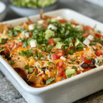 Chicken Taco Casserole Recipe: Your New Go-To for Weeknight Dinners taken with iphone 15 pro max --iw 2 --ar 4:5 --v 6.0 --raw