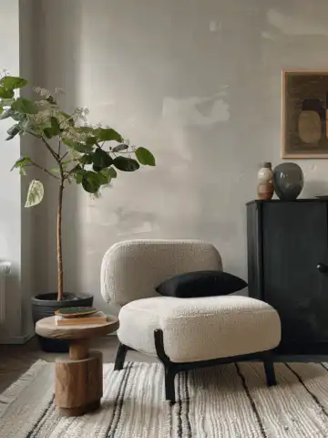 Chique Home Living - Interior Design & Lifestyle Blog taken with iphone 15 pro max --iw 2 --ar 4:5 --v 6.0 --raw