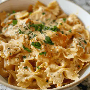 Creamy Cajun Chicken Bowtie Pasta with Garlic Cheese Sauce taken with iphone 15 pro max --iw 2 --ar 4:5 --v 6.0 --raw