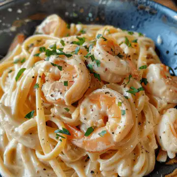 Creamy Jamaican Shrimp Pasta – Spicy Island-Style Dinner taken with iphone 15 pro max --iw 2 --ar 4:5 --v 6.0 --raw